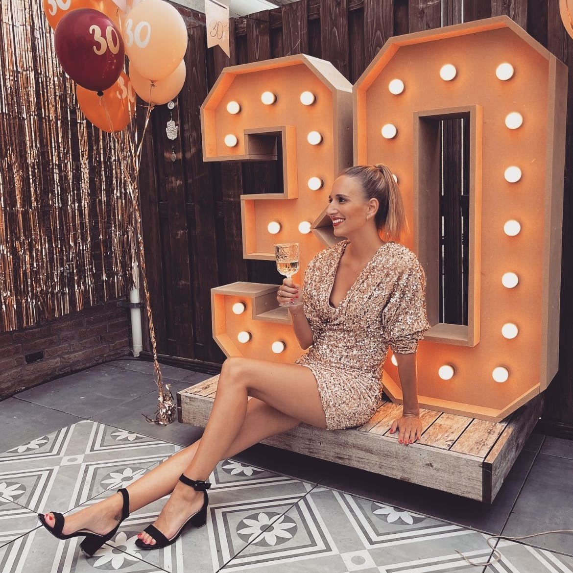 Grootste lichtletters van Nederland te huur #30, Ophalen of Verzenden, Nieuw, Verjaardag