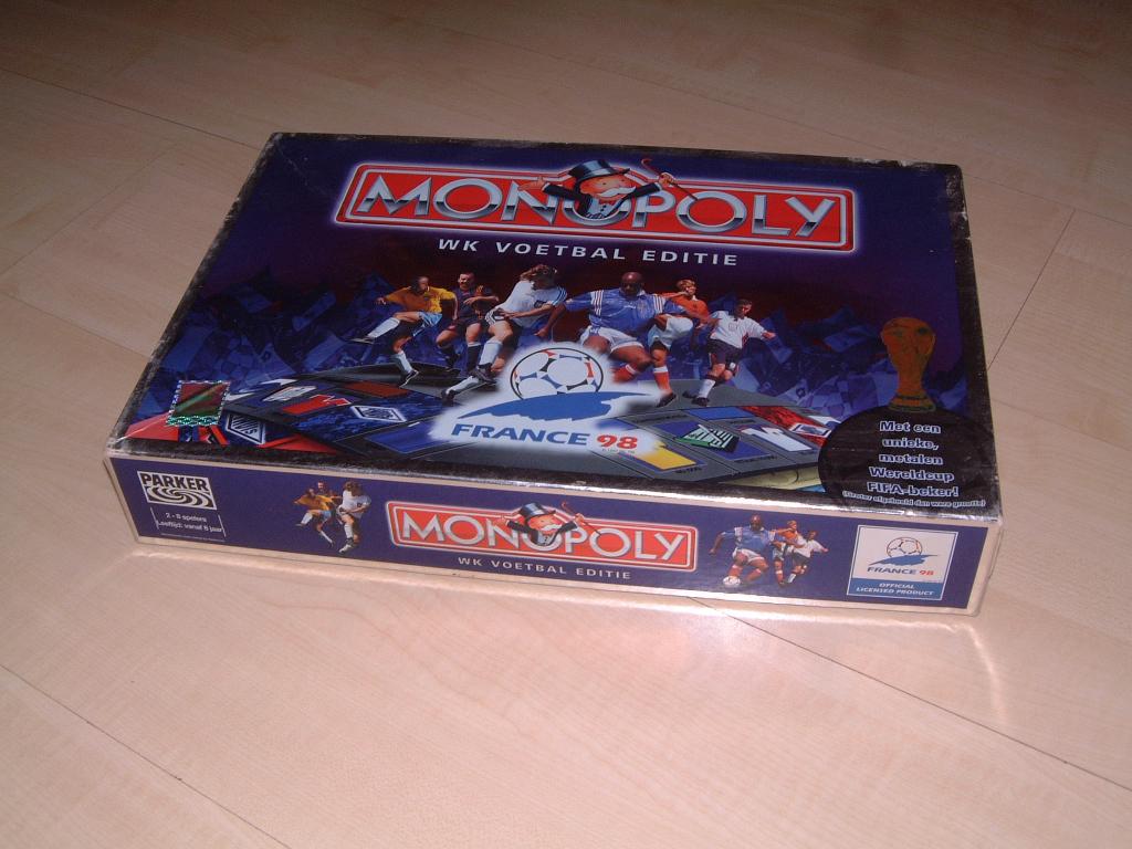 Monopoly 1997 WK Voetbal Editie France 98, Vijf spelers of meer, Ophalen of Verzenden, Zo goed als nieuw, Parker
