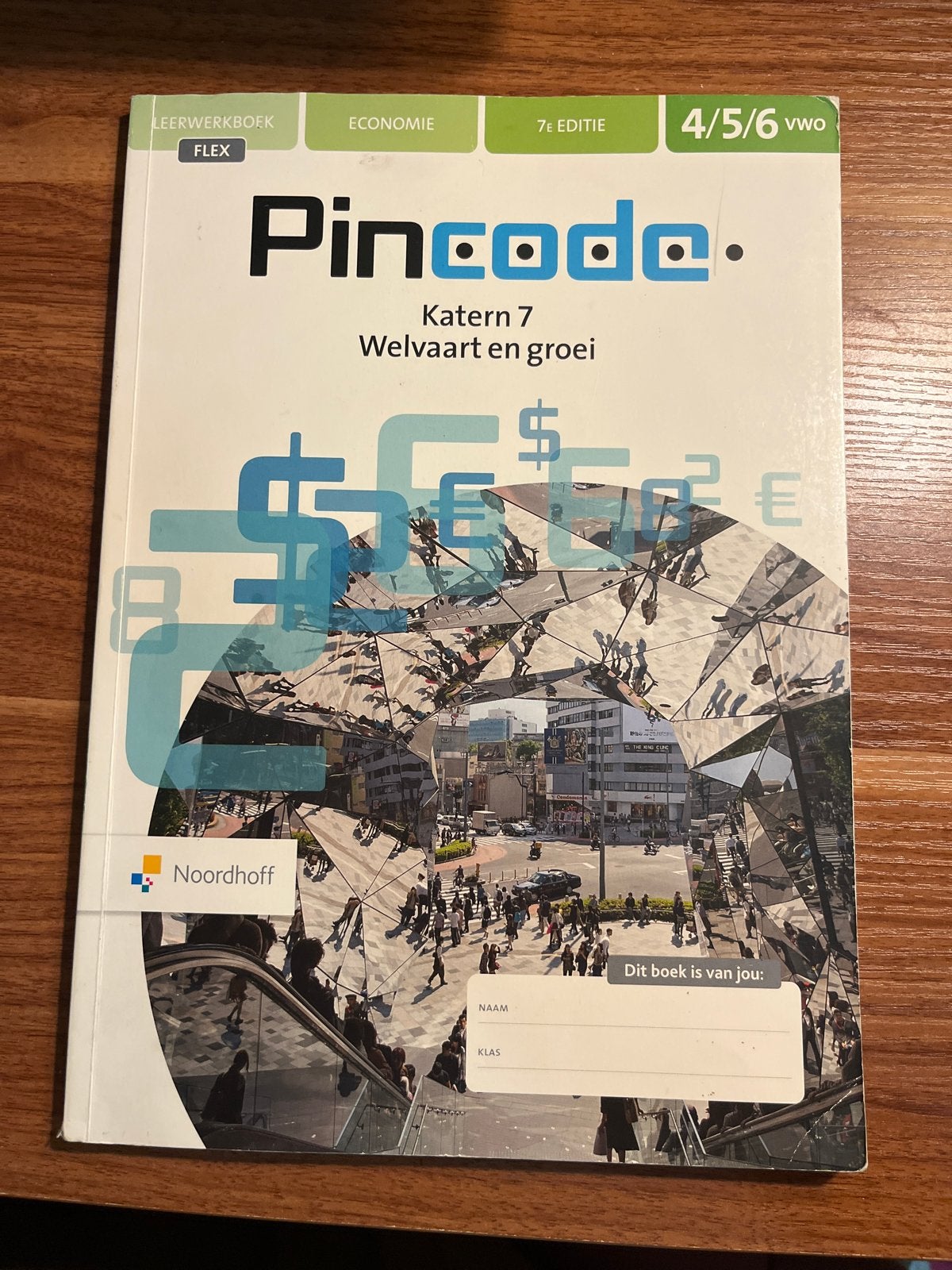 Pincode Economie 4/5/6 VWO 7e editie - Welvaart en groei, Ophalen of Verzenden, Zo goed als nieuw, Overige onderwerpen