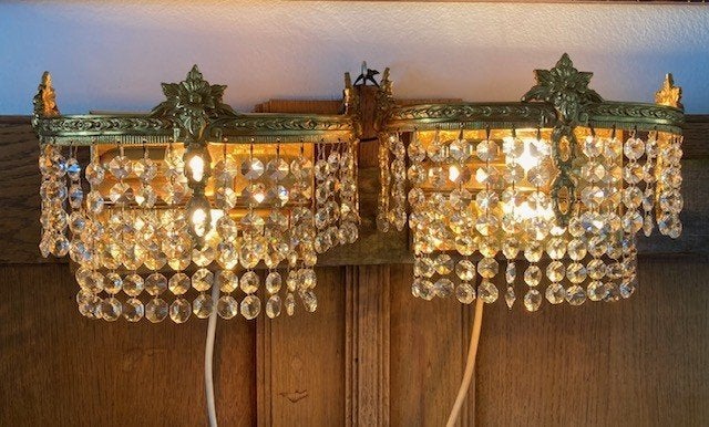 Antieke franse wandlamp, Antiek en Kunst, Antiek | Lampen, Ophalen of Verzenden