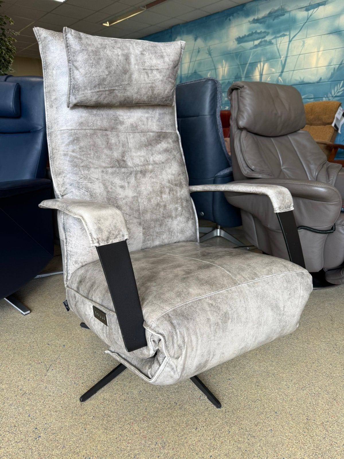 Chill line relaxfauteuil relax stoel gratis bezorging, Ophalen of Verzenden, Zo goed als nieuw, Leer, Ruim 100 A merken un alle kleuren en maten