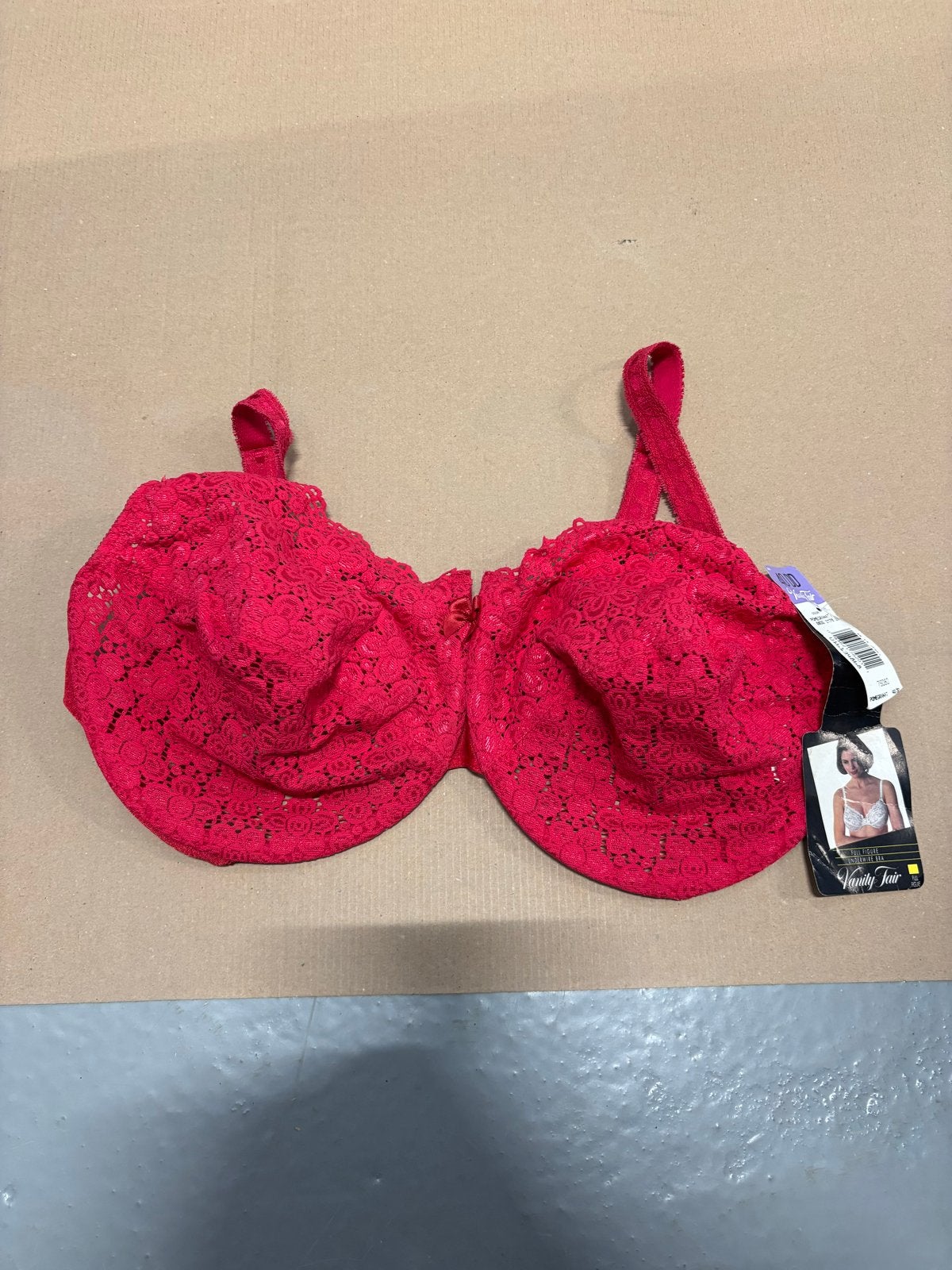 Vanity Fair BH met kant - Maat 40DD/90E (EU)- Nieuw., Ophalen of Verzenden, Rood, BH