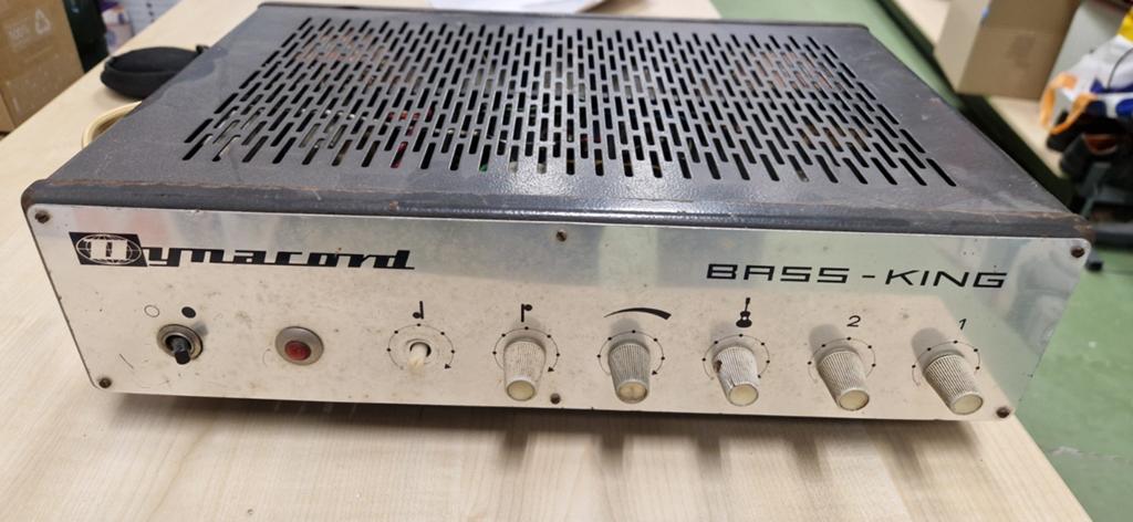 Dynacord Bass-King Versterker - Vintage Bass Amp, Muziek en Instrumenten, Ophalen, Gebruikt, Basgitaar, Minder dan 50 watt