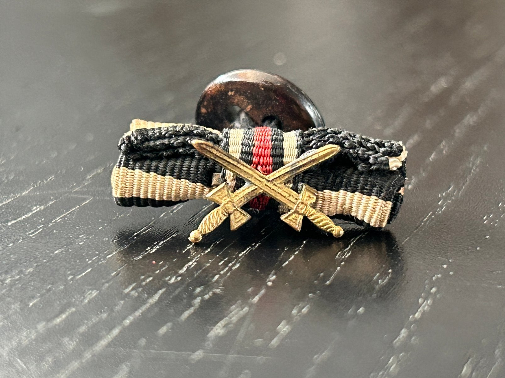 WW1 EK2/Frontkämpfer knopfloch, Ophalen of Verzenden, Landmacht, Duitsland, Lintje, Medaille of Wings