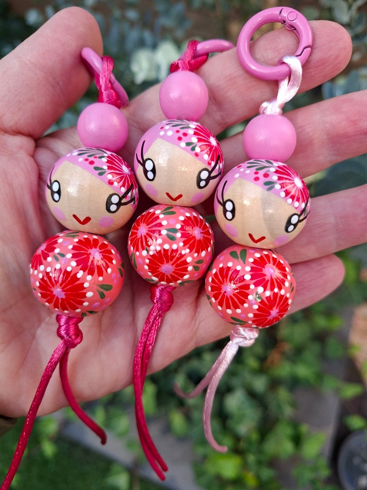 gelukspoppetjes keychain gift traktatie bedankje, Ophalen of Verzenden, Nieuw, Overige materialen, Overige merken