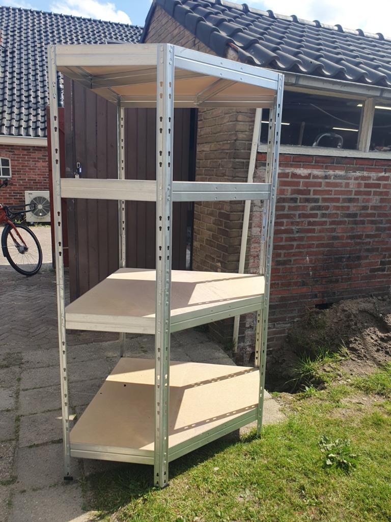 Hoek stellingkast, Huis en Inrichting, Kasten | Stellingkasten, Zo goed als nieuw, Ophalen