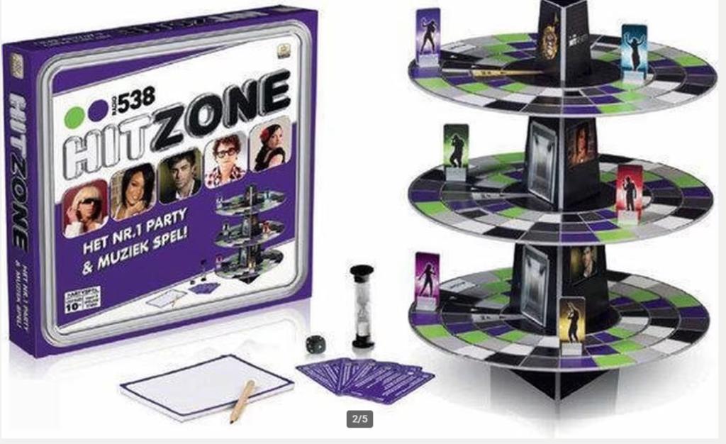 Hitzone Radio 538 - party en muziekspel - nieuw, Hobby en Vrije tijd, Gezelschapsspellen | Bordspellen, Een of twee spelers, Ophalen of Verzenden