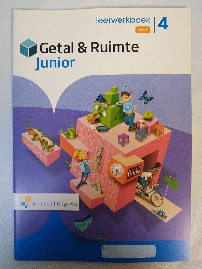Getal en Ruimte Junior - Groep 4 - Leerwerkboek Blok 5, Ophalen of Verzenden, Nieuw, Overige niveaus, Overige vakken