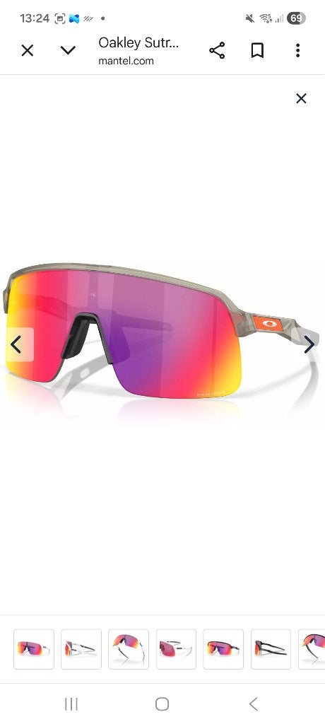 Oakley Sutro Lite Prizm Road Fietsbril, Ophalen, Nieuw, Oakley
