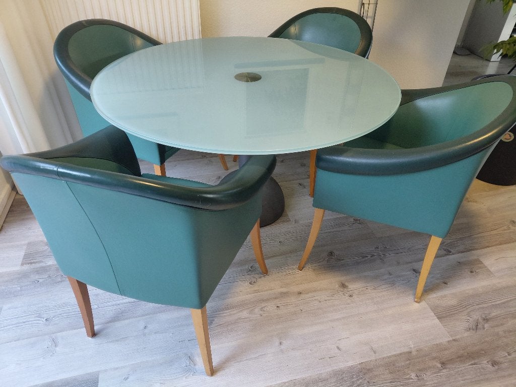 Poltrona Frau set, Ophalen, Gebruikt, 4 tot 6 stoelen