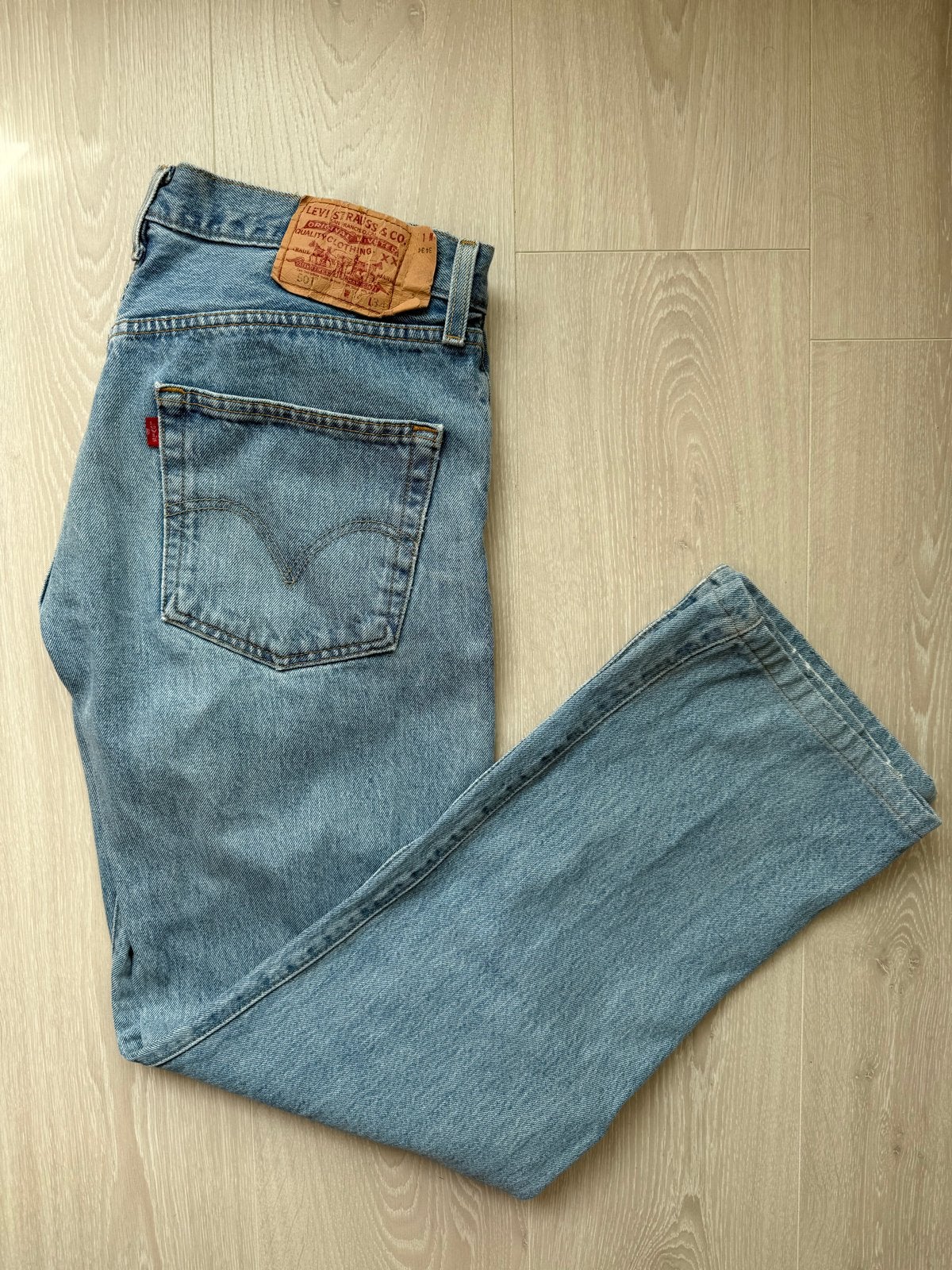 Levi's 501 Jeans W34 L34 - Lichtblauw, Blauw, ., Ophalen of Verzenden, .