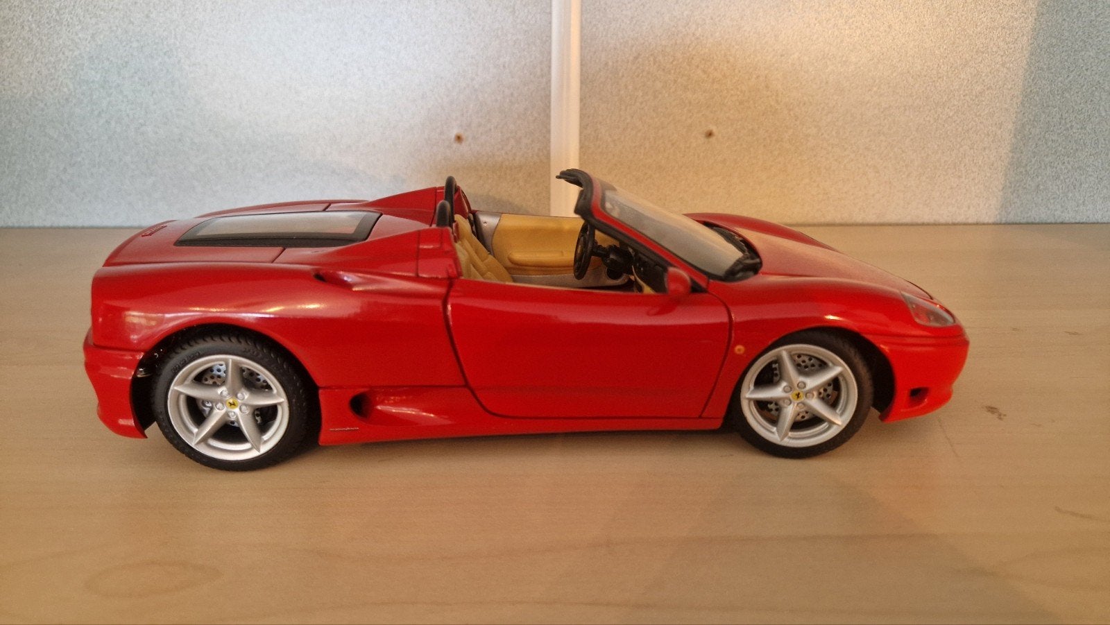 Hot Wheels Ferrari 360 Spider Schaalmodel Rood, Ophalen of Verzenden