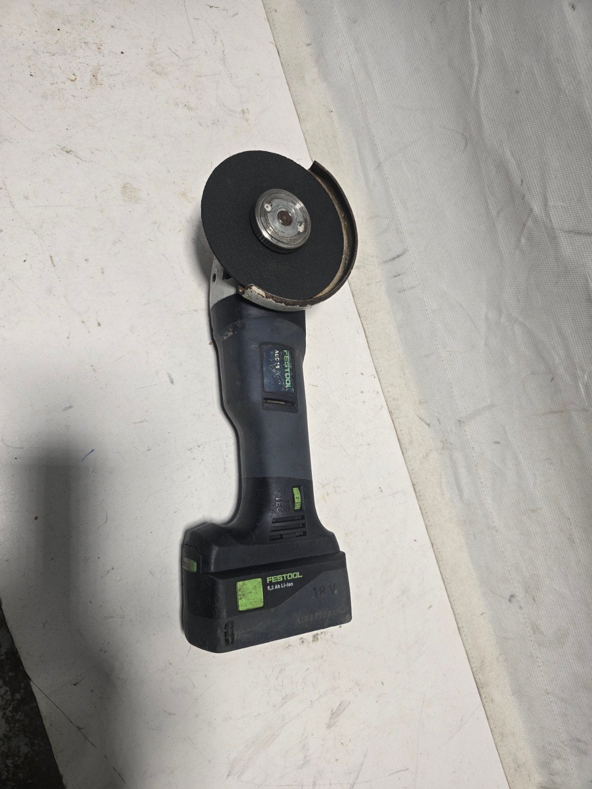 festool accu haakseslijper 18V Incl 1 accu 18V 5.2ah