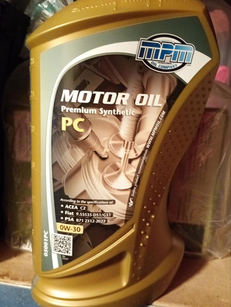 Motorolie 0W 30 PC Premium Cyntetisch. Merk MPM, Ophalen, Nieuw