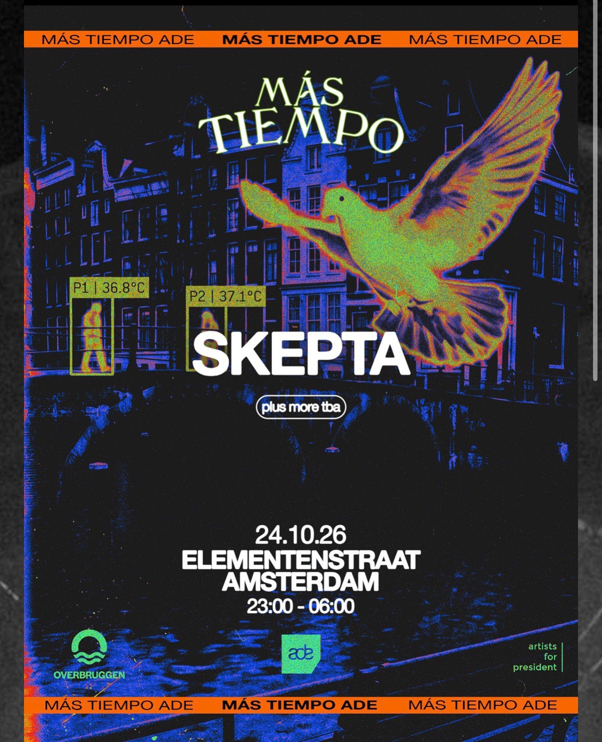 SKEPTA ADE: Más Tiempo 4 Tickets, Drie personen of meer