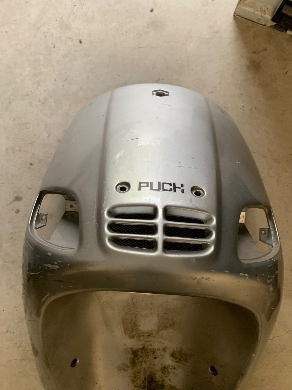 Piaggio Zip Type 3 Voorkap Grijs (Val-schade), Ophalen of Verzenden, M, M, M