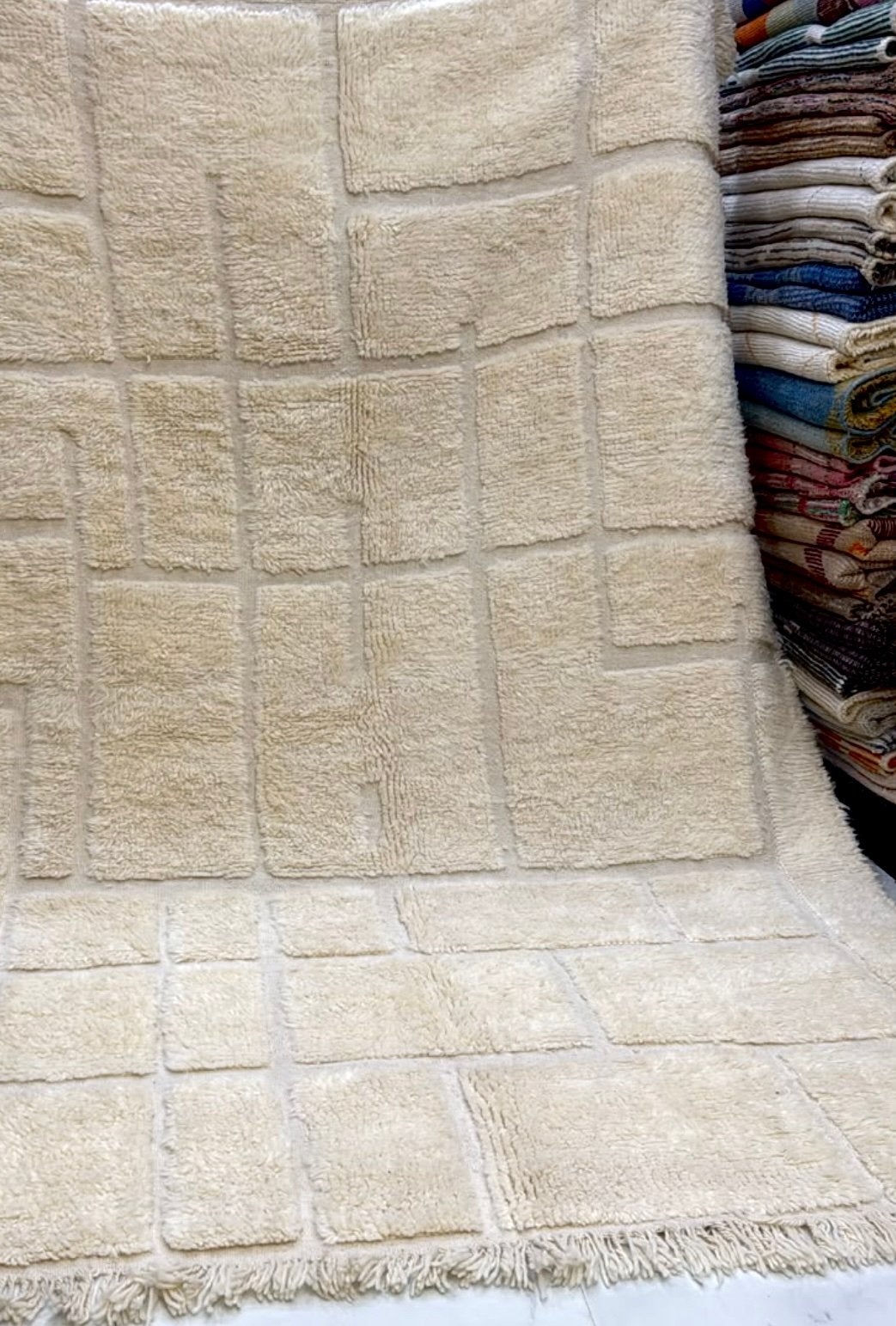 Handgeweven Berbertapijt – 100% Wol – 200 x 300 c, Ophalen, Zo goed als nieuw
