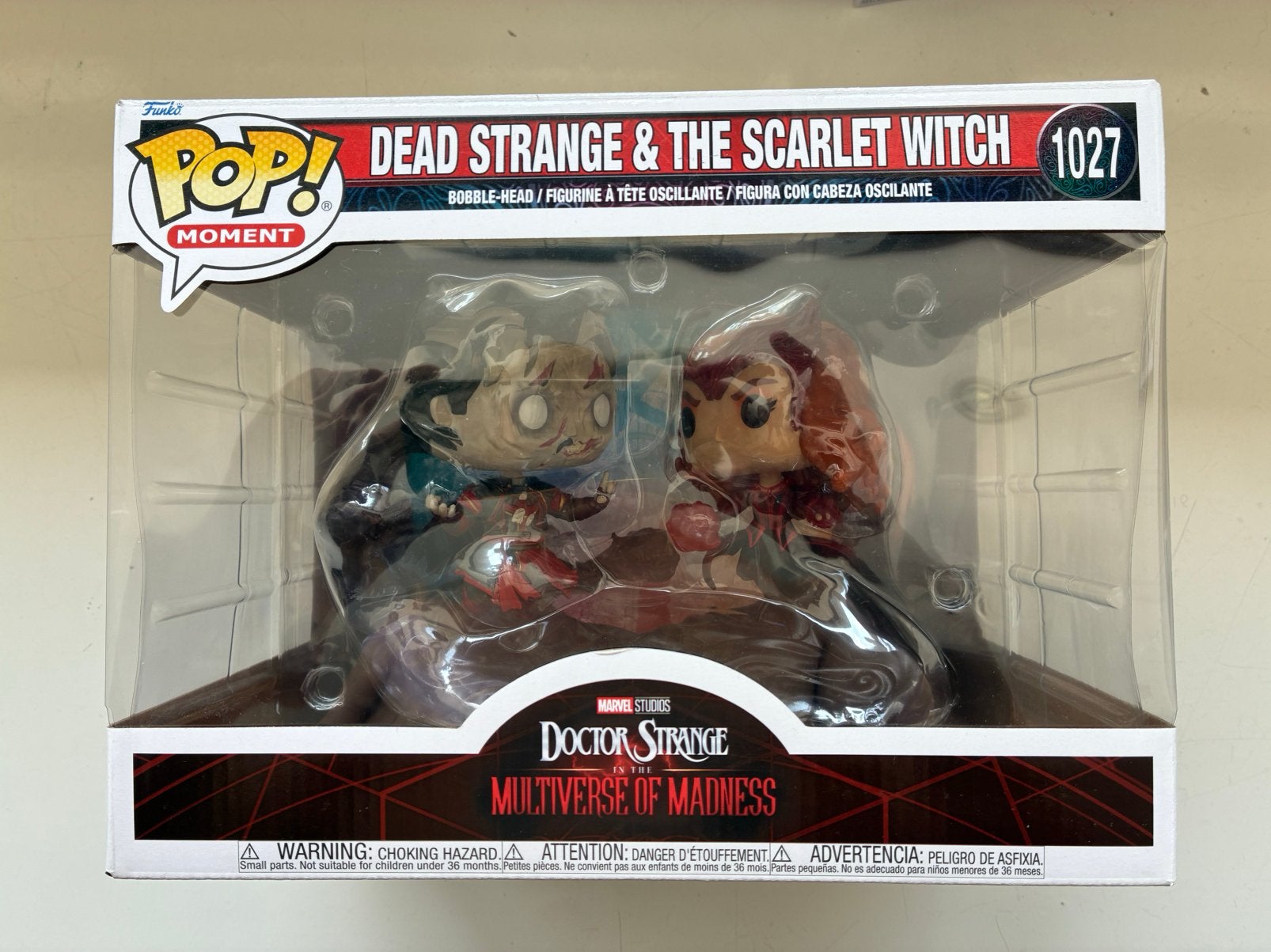Funko pop MARVEL, dead strange & the scarlet witch, nmr 1027, Ophalen of Verzenden, Zo goed als nieuw