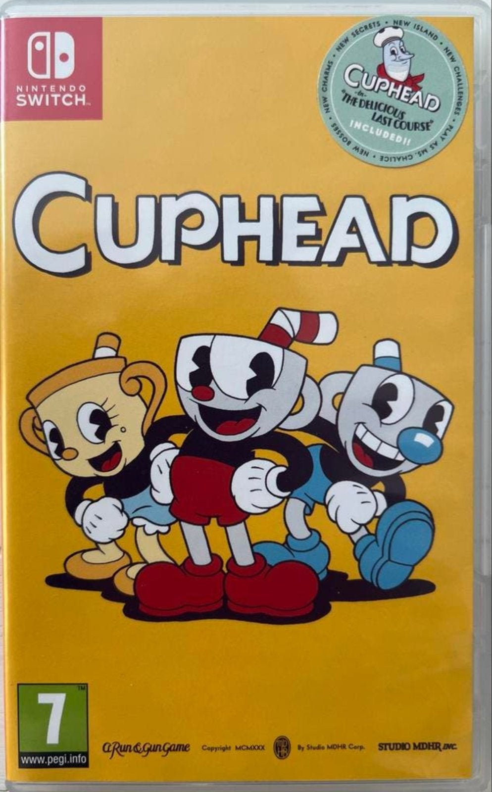 Cuphead Nintendo Switch Game met DLC en extra's, Met games, Ophalen of Verzenden, Zo goed als nieuw, Switch Original