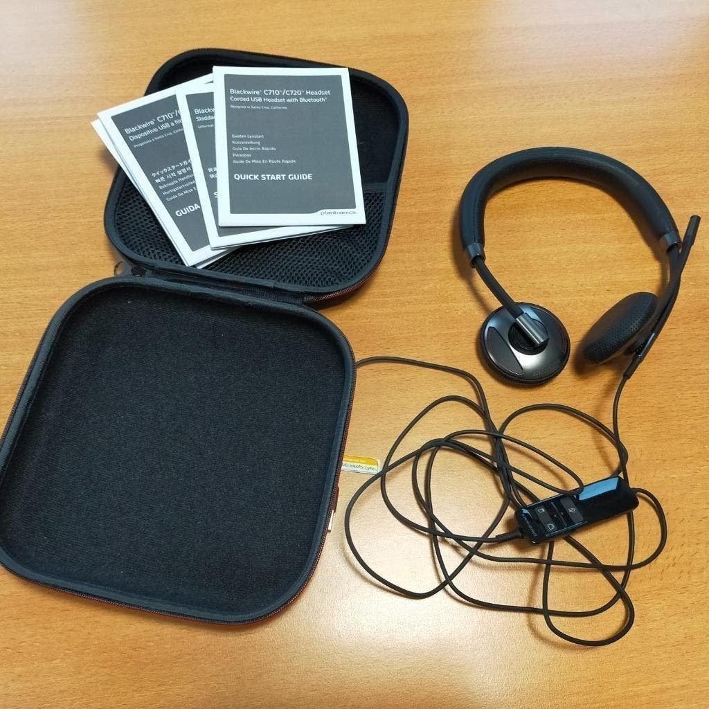 Plantronics headset Blackwire C720 M, Computers en Software, Headsets, Ophalen, Gebruikt, Bedraad, Over-ear