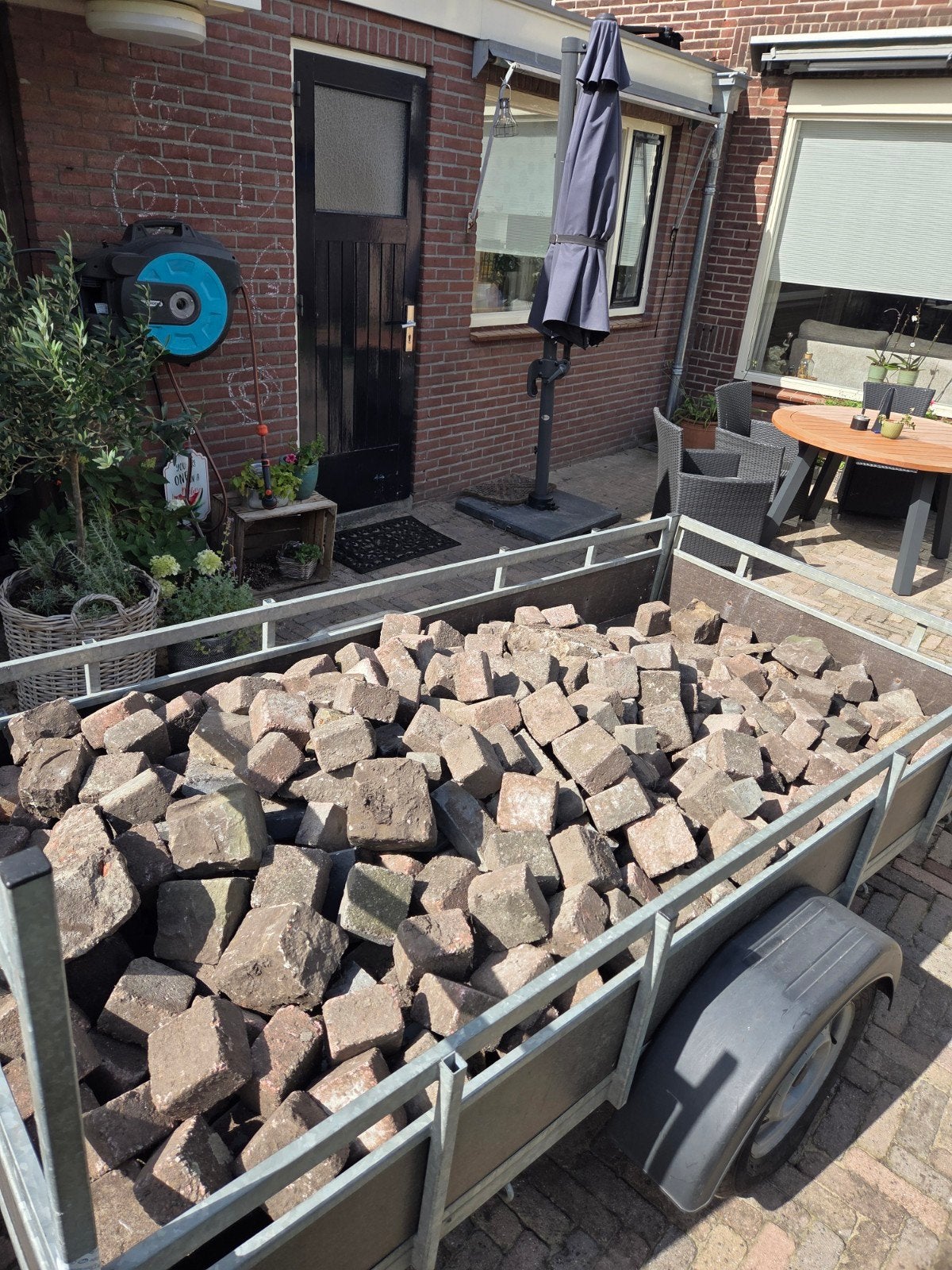 cobblestones GRATIS!, Ophalen, Gebruikt, Klinkers, 10 m² of meer