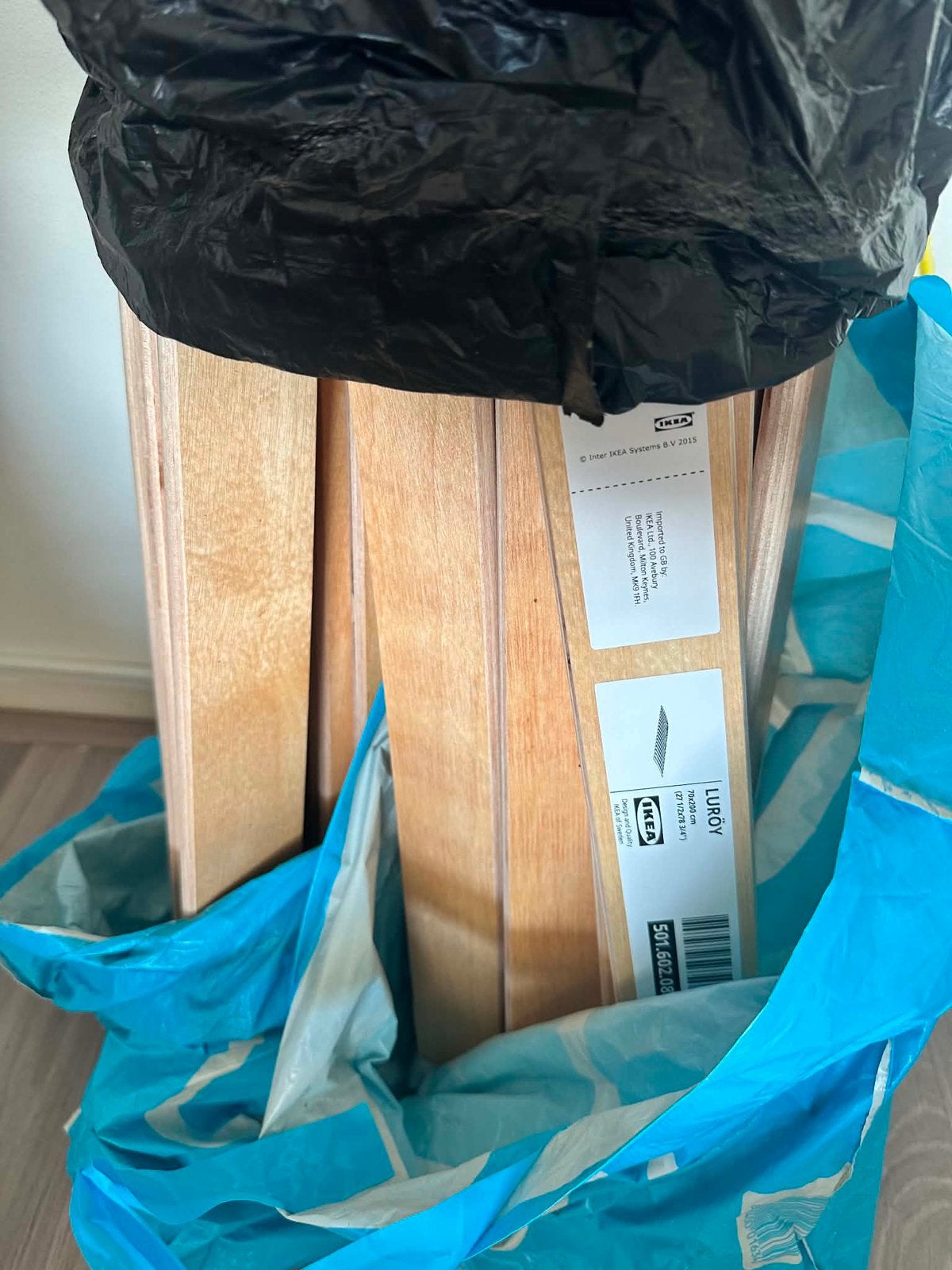 IKEA Malm Series Bed + Matress, Ophalen, Gebruikt, 140 cm, Twijfelaar