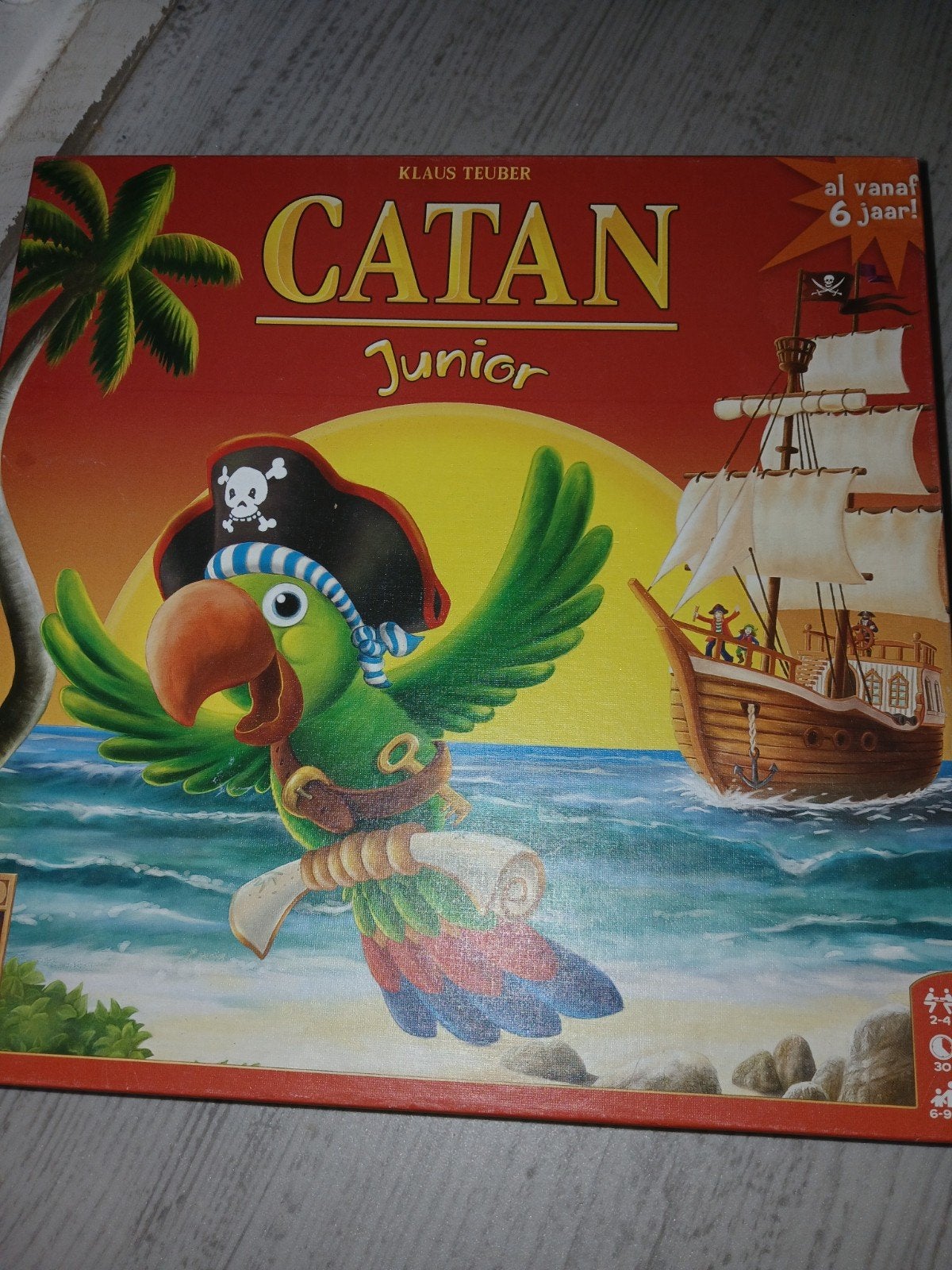 Catan Junior Bordspel - Avontuurlijk Piratenspel, Een of twee spelers, Ophalen of Verzenden, Zo goed als nieuw, 999 Games