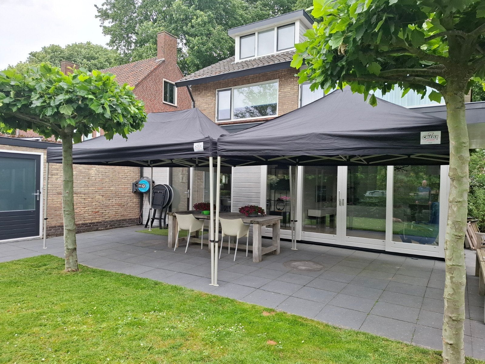 Partytent 3x7,50 te huur, Ophalen of Verzenden, Zo goed als nieuw, Overige