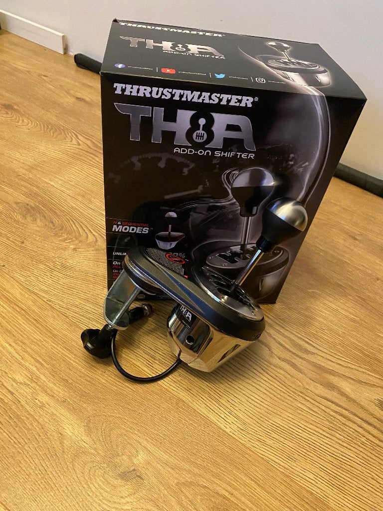 Thrustmaster TH8A Shifter ***ZGAN***, Spelcomputers en Games, Zo goed als nieuw, Shifter, Thrustmaster, Verstelbaar
