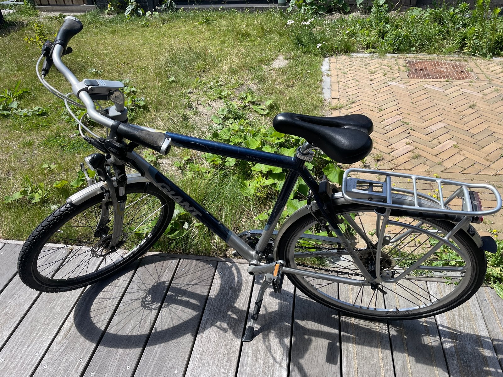 Giant Freerider DX Light Series Herenfiets Maat L, Ophalen, Gebruikt, Velgrem, Versnellingen