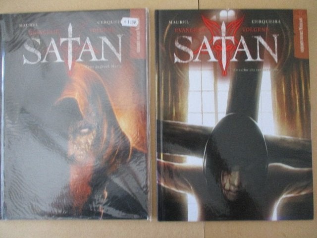 w0118 evangelie volgens satan 1 en 2 hc, Boeken, Meerdere stripboeken, Ophalen, Gelezen