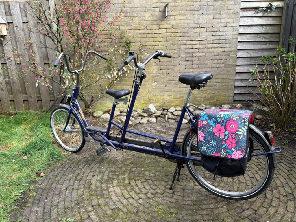 Nijland Sunny Nando ouder-kind tandem, Fietsen en Brommers, Fietsen | Tandems, Ophalen, Minder dan 10 versnellingen, Minder dan 49 cm