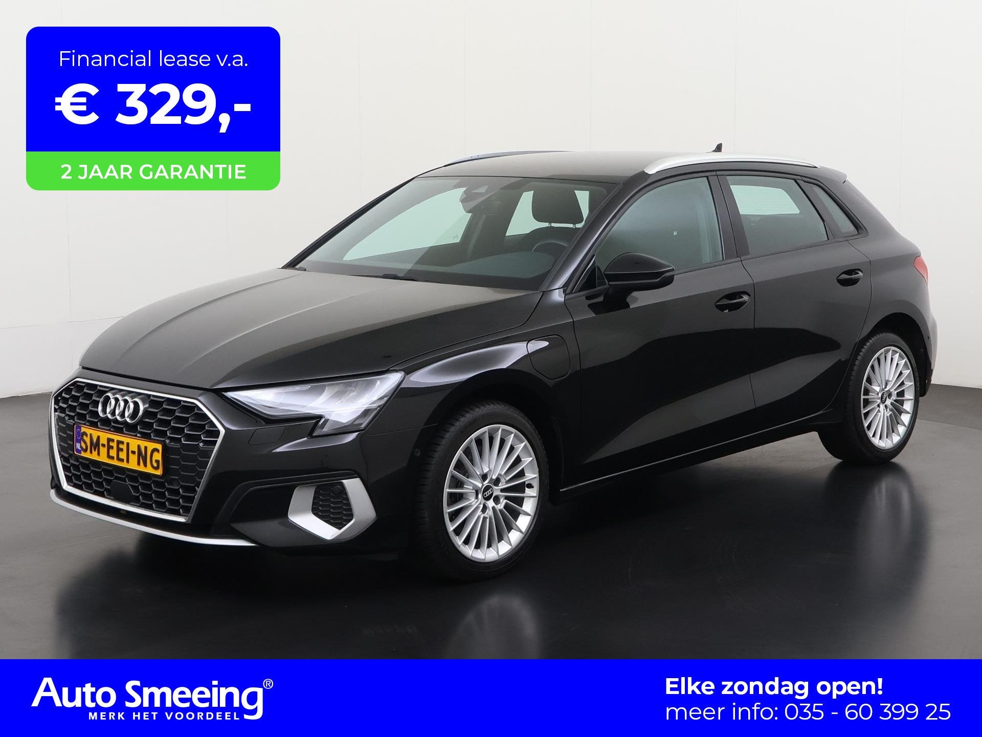 Audi A3 Sportback 40 TFSIe Advanced | Camera | Stoelverwarmi, Auto's, 12 maanden, Gebruikt, 4 cilinders, Zwart