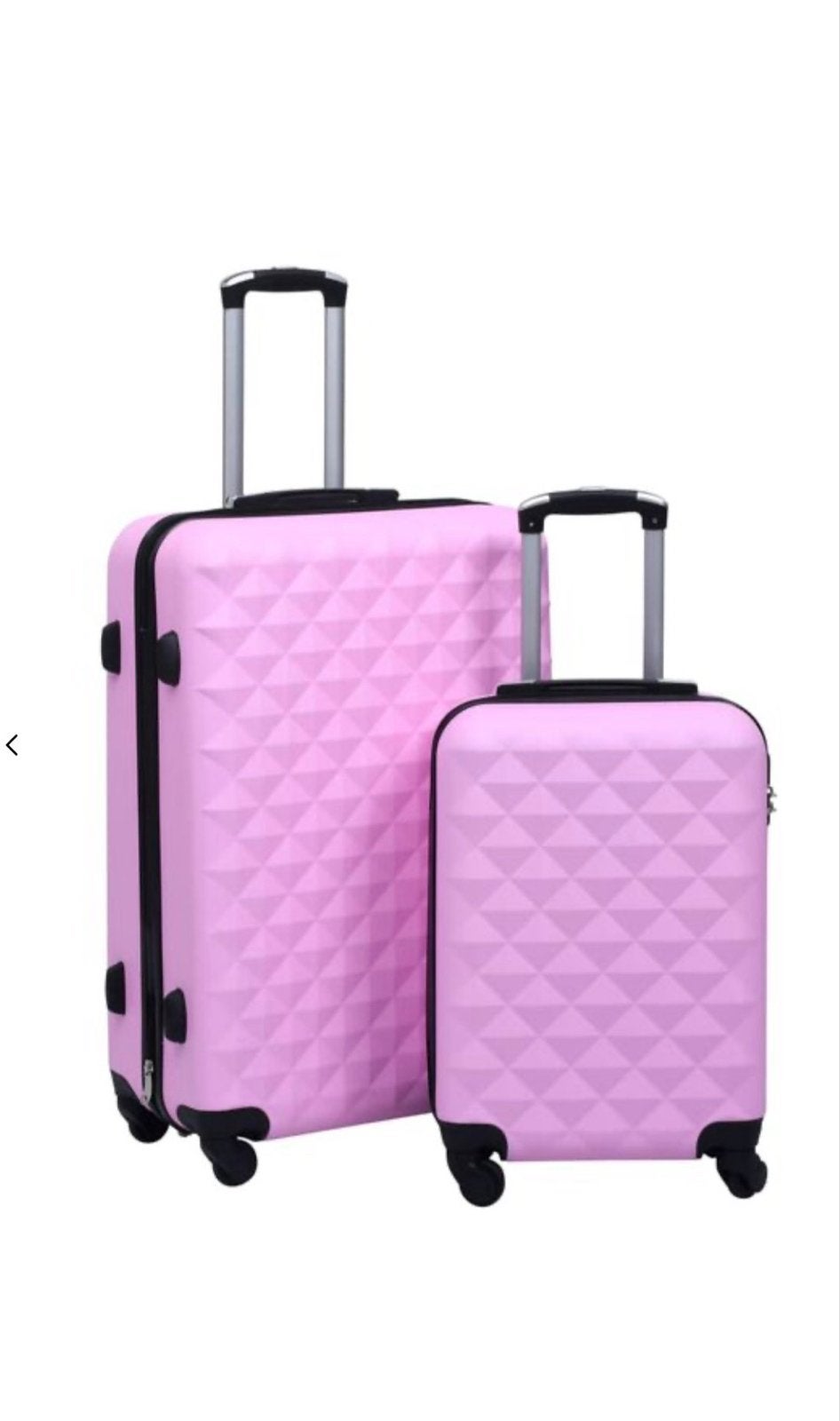 Set van 4 koffers, Sieraden, Tassen en Uiterlijk, Koffers, Ophalen, Hard kunststof, 45 tot 55 cm, Zo goed als nieuw