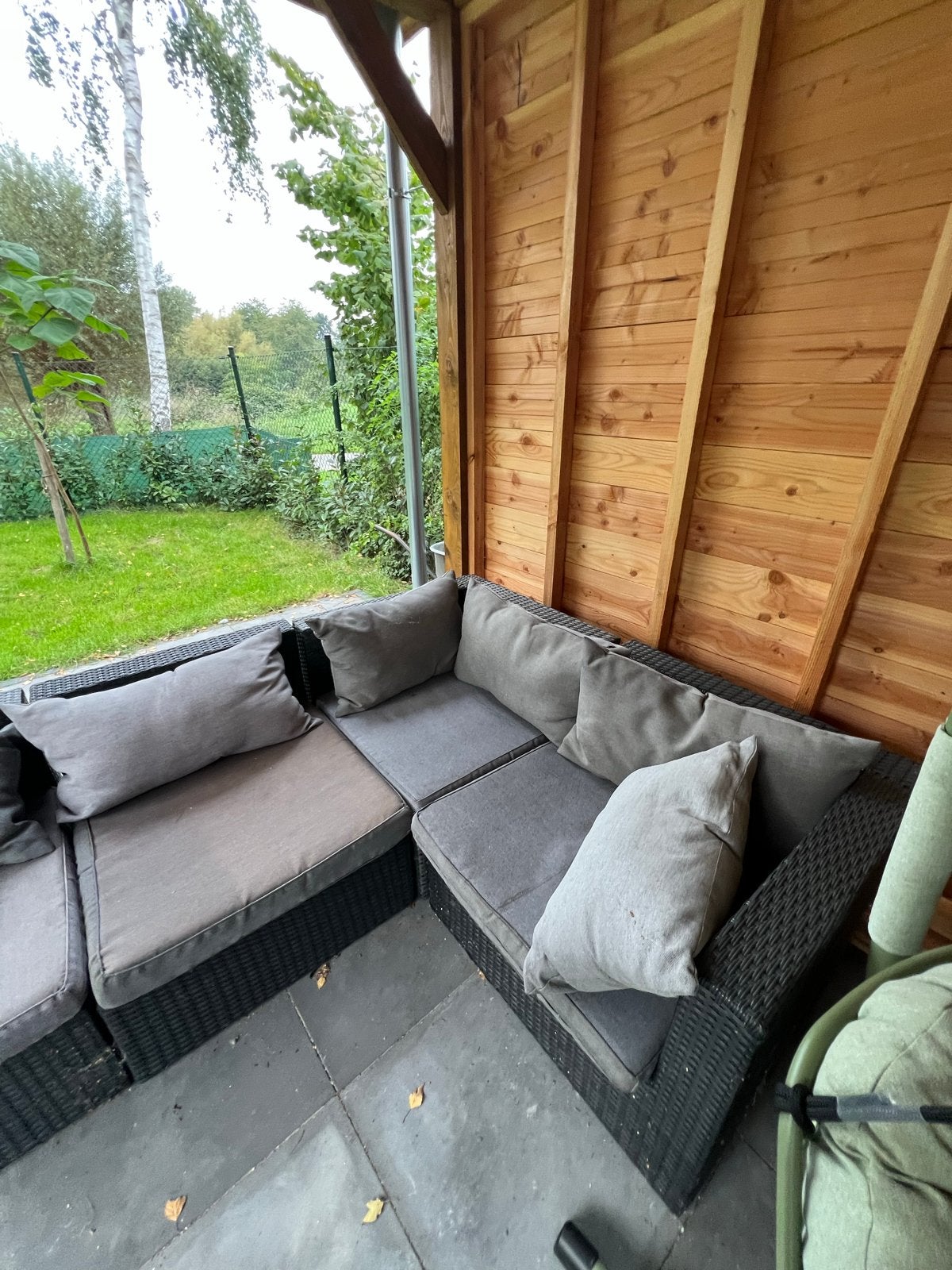 Gratis - Jysk Modulaire Bank - 5 Modules 3+2, Tuin en Terras, Ophalen, Gebruikt, Wicker
