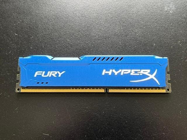 Kingston HyperX FURY Blue 4GB, Computers en Software, RAM geheugen, Gebruikt, DDR3, Ophalen of Verzenden, 1600 MHz