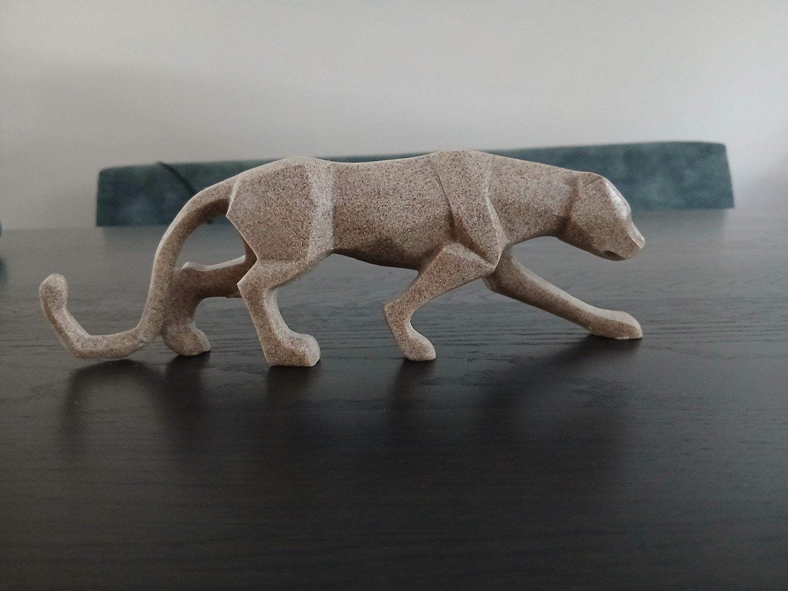 Gratis panter van polystone, Verzamelen, Ophalen, Gebruikt, Overige soorten, Beeldje of Figuurtje