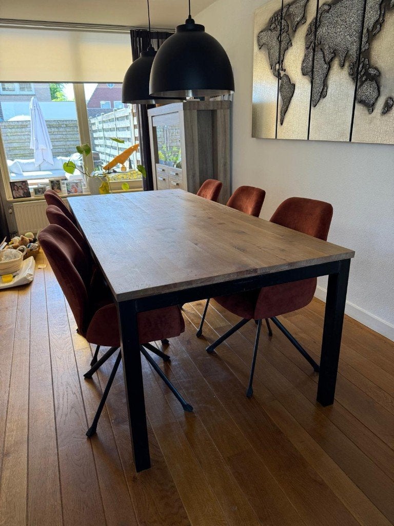 Eettafel Goossens, Ophalen, Gebruikt, 200 cm of meer, 50 tot 100 cm