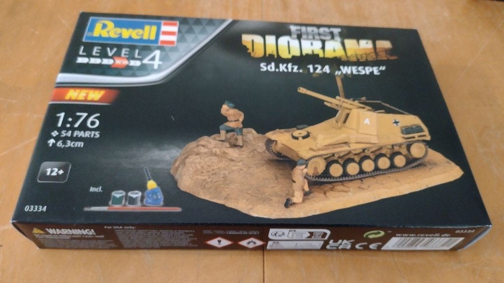 Revell 03334 Sd.Kfz. 124 Wespe - First Diorama Set, Ophalen of Verzenden, Nieuw, 1:50 tot 1:144