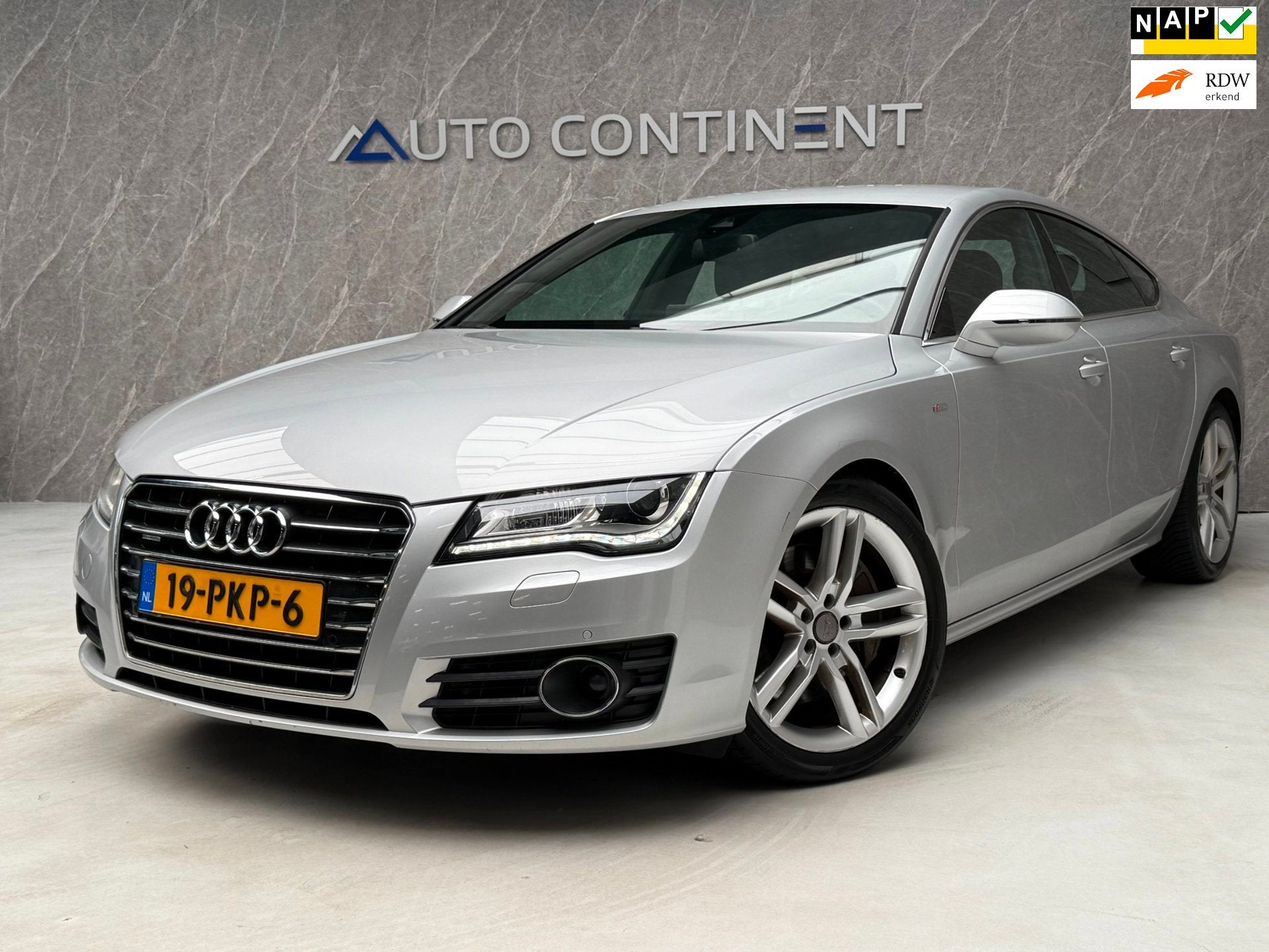 Audi A7 Sportback 3.0 TFSI quattro 299 PK 3x S-Line / ACC /, Auto's, Euro 5, Gebruikt, Zwart, 2995 cc