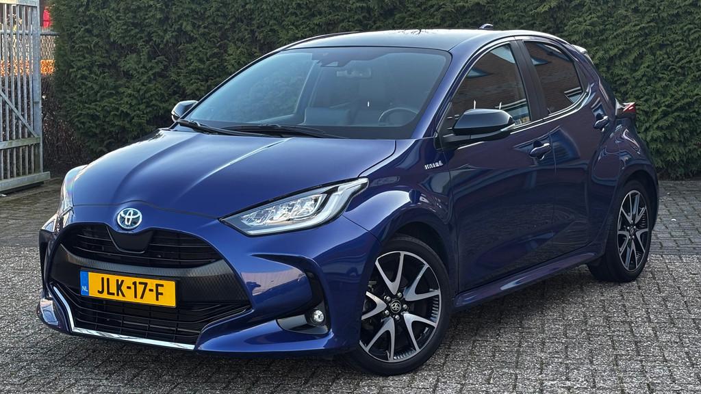 Toyota Yaris 1.5 Hybrid Launch Edition, Navi AUT, Camera, Pa, 450 kg, Gebruikt, Euro 6, Blauw