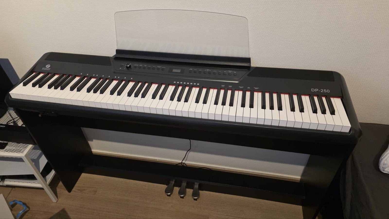 Fazley DP-250 Digitale Piano - Goede Staat, Muziek en Instrumenten, Piano's, Ophalen, Gebruikt, Zwart, Digitaal