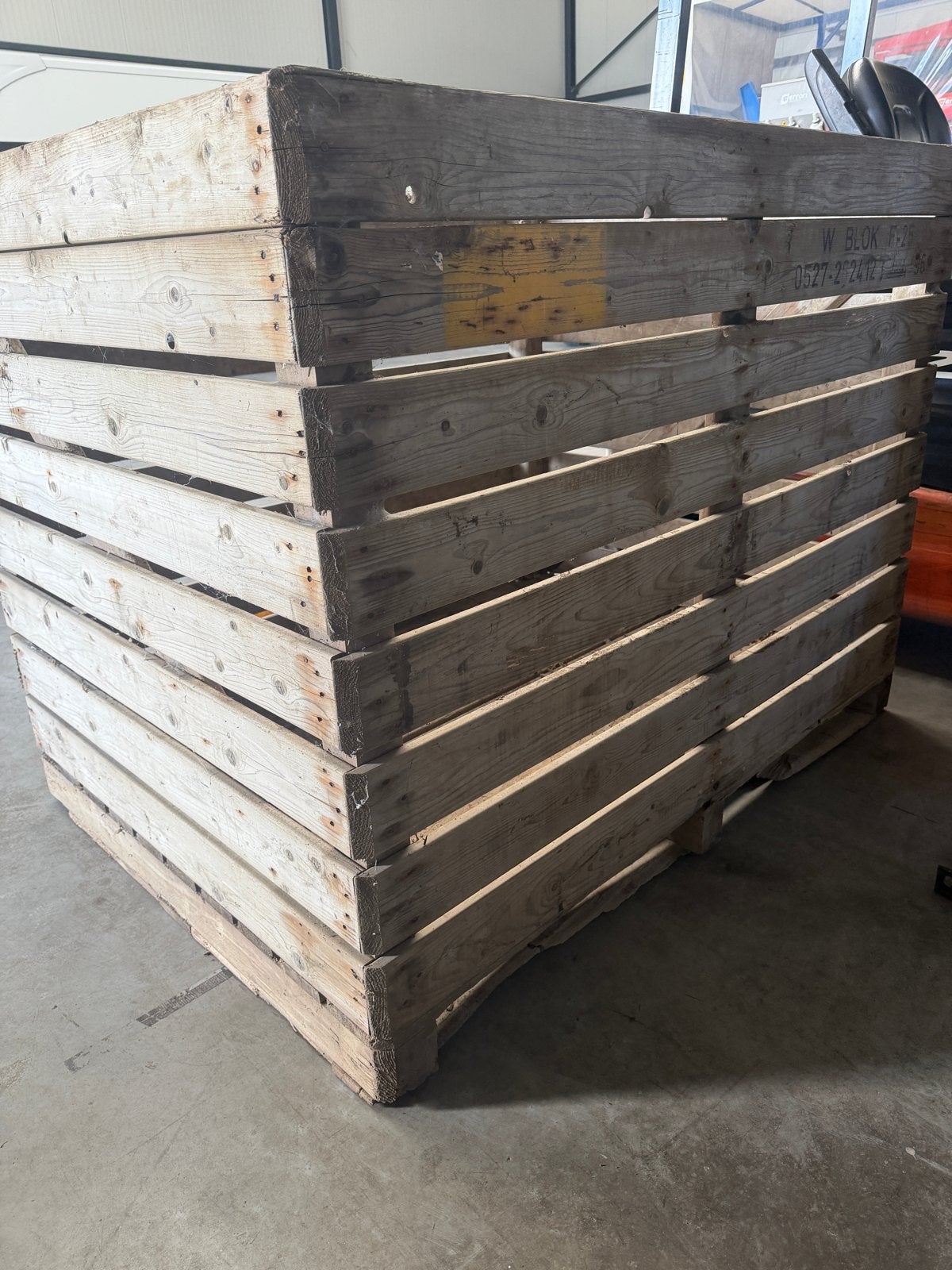 Houten kist - Ideaal voor opslag en transport, Ophalen, Gebruikt, 100 cm of meer, 60 cm of meer