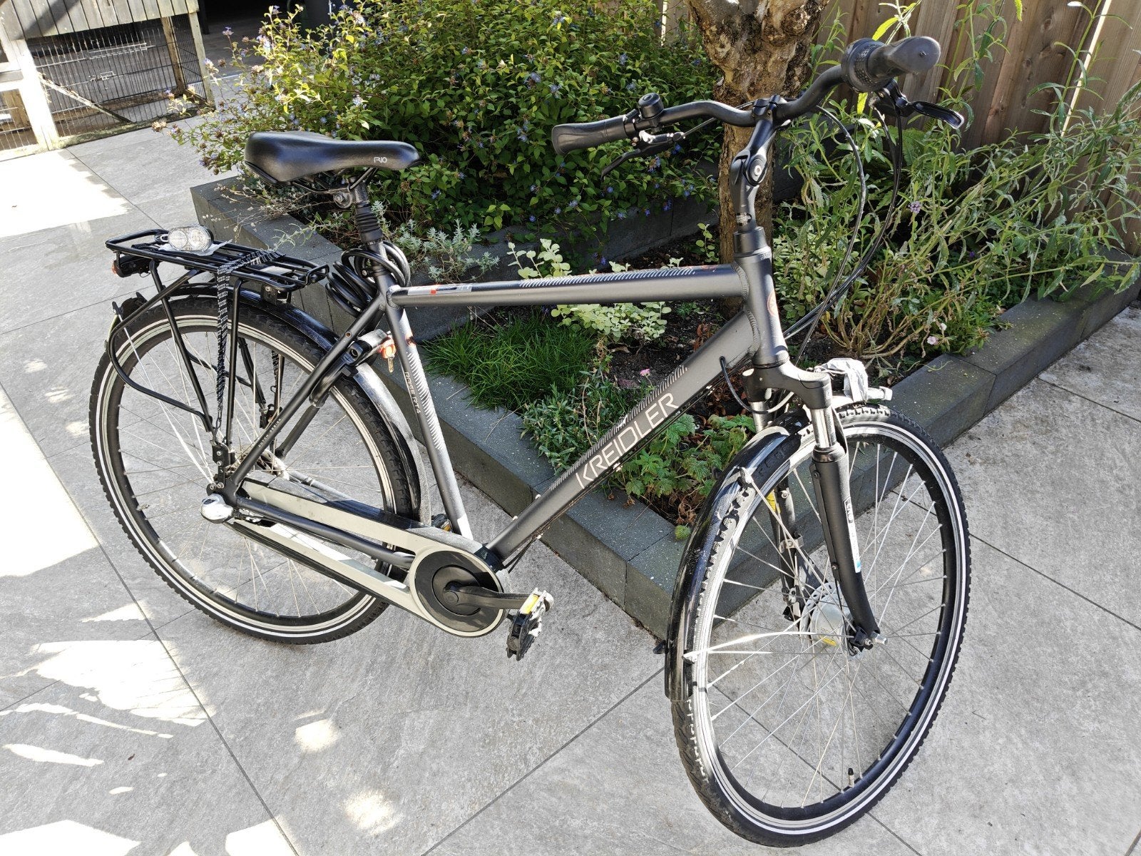 Kreidler heren fiets, Gebruikt, Velgrem, Versnellingen, 53 tot 57 cm