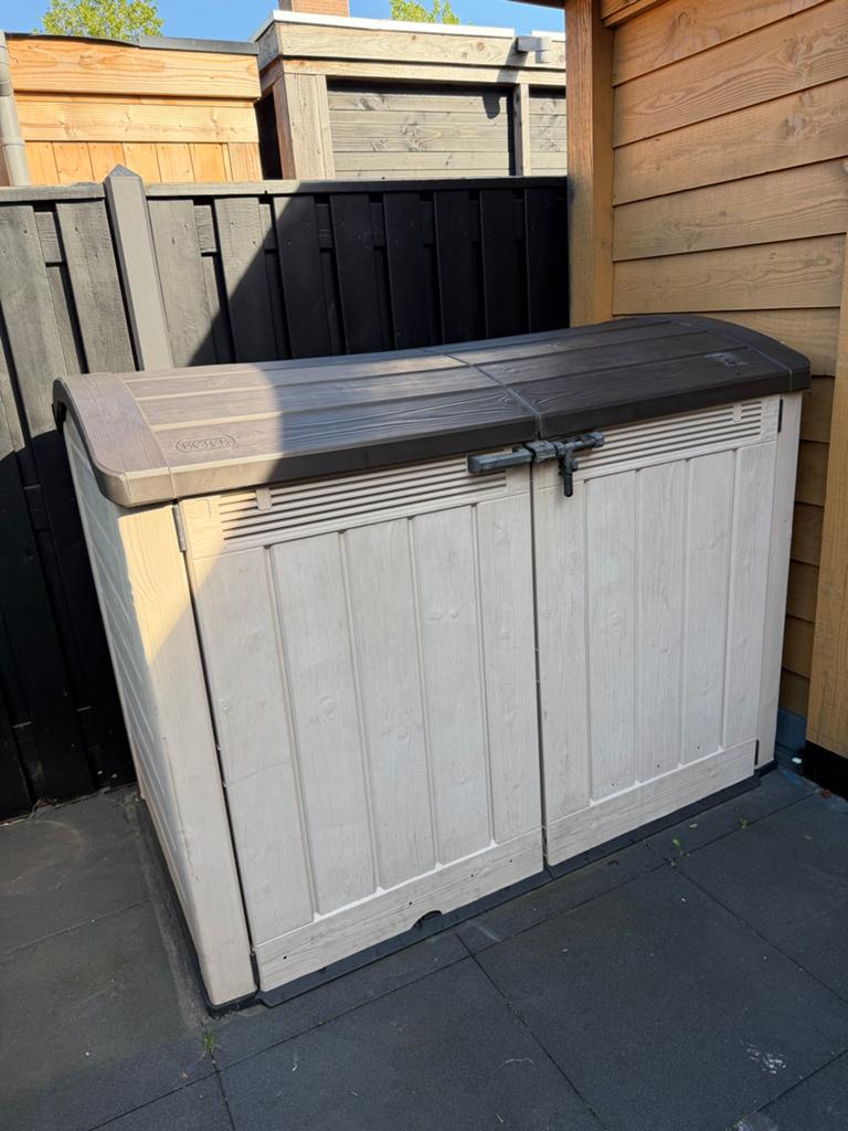 Keter Store It Out 2000L Opbergkast, Tuin en Terras, Ophalen, Gebruikt, Kunststof, Containerberging