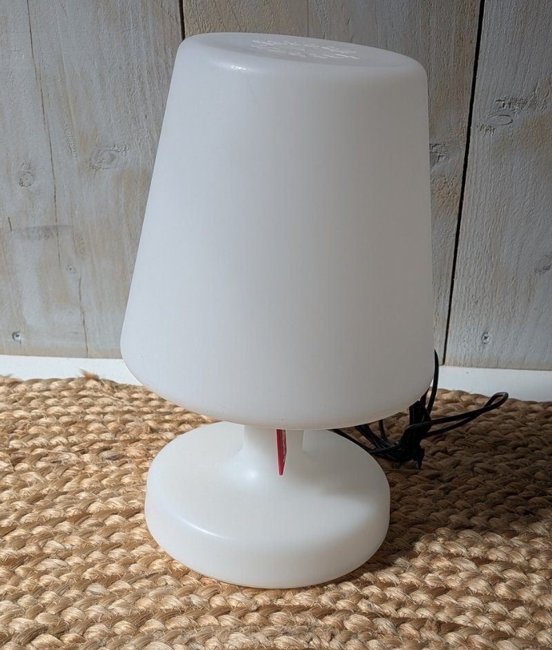Oplaadbare Fatboy Edison the Petit tafellamp, Ophalen of Verzenden, Zo goed als nieuw, Kunststof, Minder dan 50 cm
