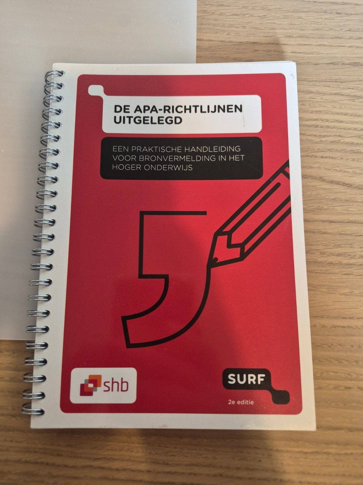 De APA-richtlijnen uitgelegd - Praktische handleiding, Ophalen of Verzenden, Zo goed als nieuw, HBO, SURF