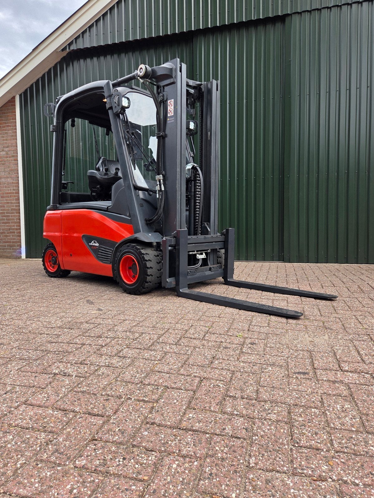Linde E20 Elektrische Heftruck BJ2019 Triplex 3114 uur!, Linde, Linde, Heftruck, Ophalen of Verzenden