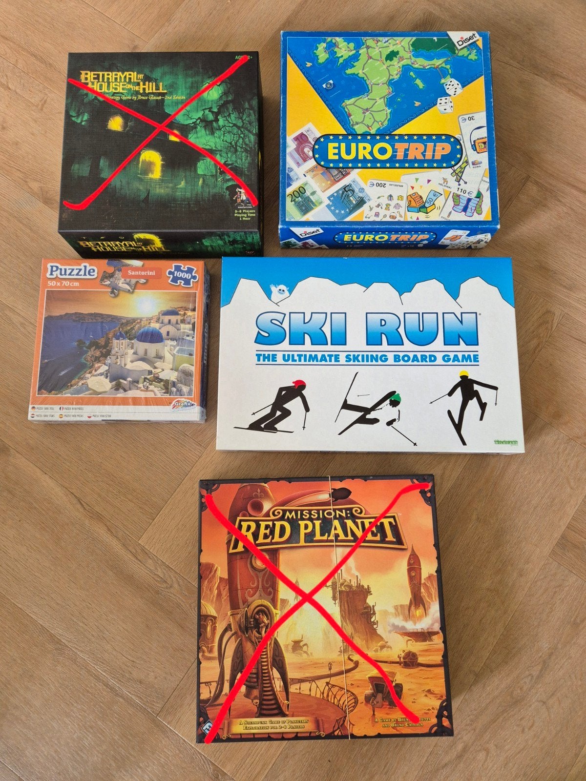 2 Bordspellen + 1 Puzzel, Hobby en Vrije tijd, Gezelschapsspellen | Bordspellen, Vijf spelers of meer, Ophalen of Verzenden, Zo goed als nieuw