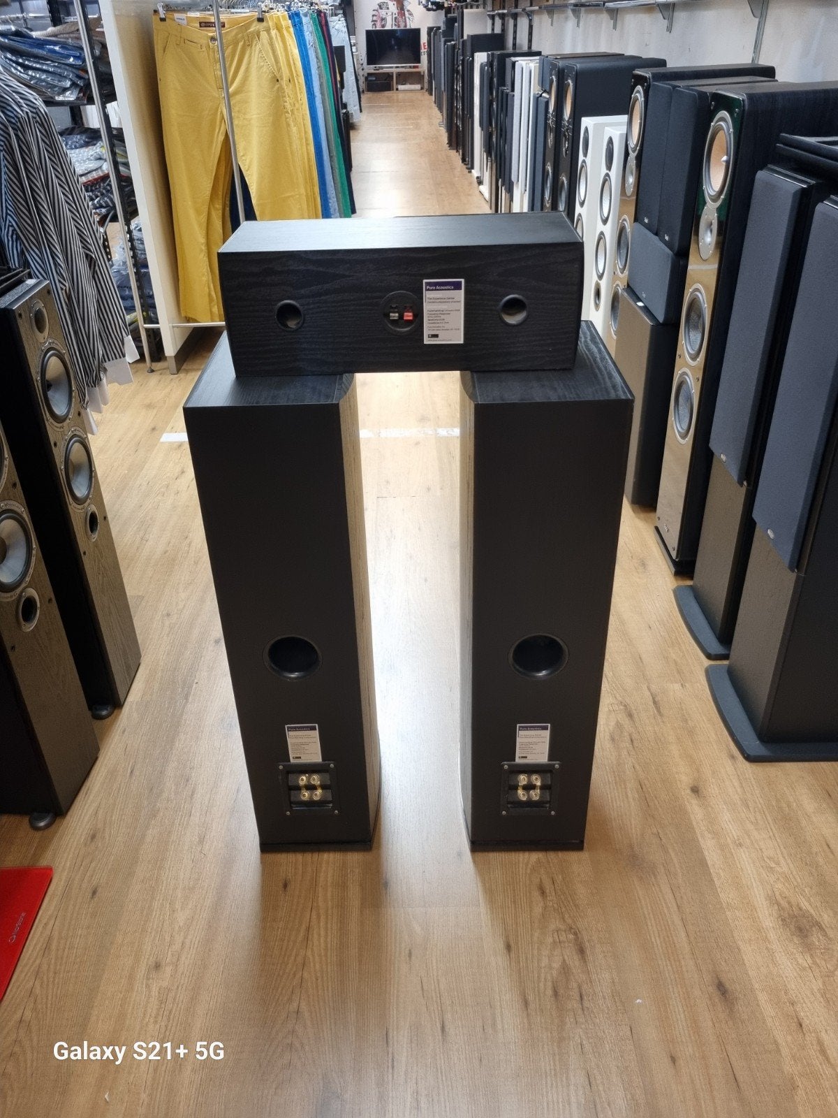✅Pure Acoustics luidsprekers + Centerspeaker, Overige merken, Stereo speakers, -, Ophalen of Verzenden
